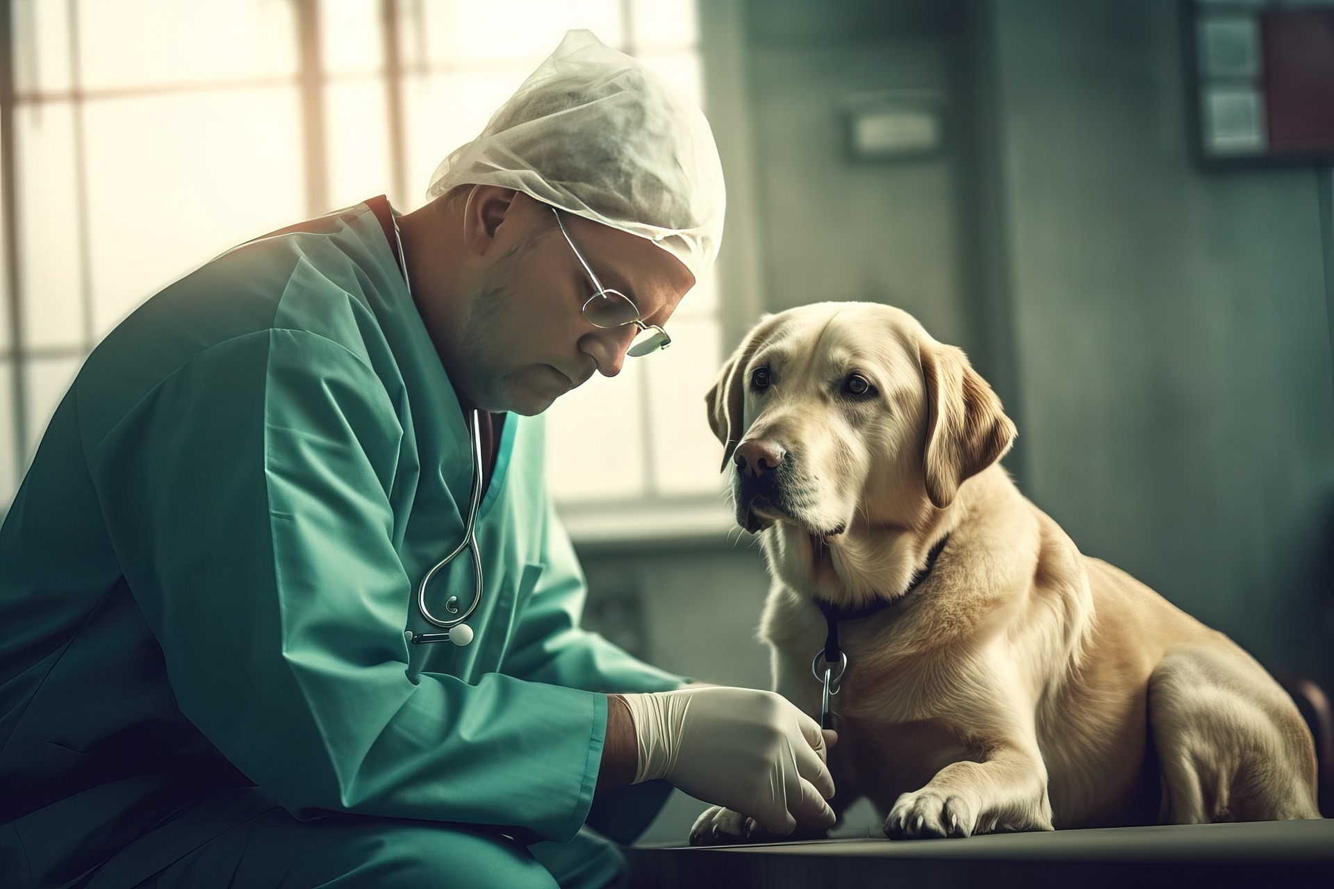 Fondo Perro Clinica Veterinaria